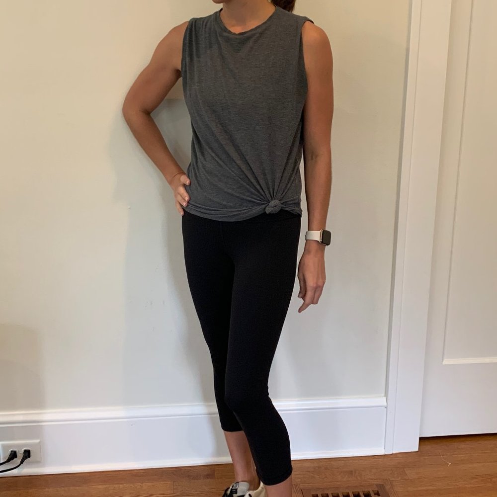 Lululemon Brunswick Muscle Tank, Gray, sz 4